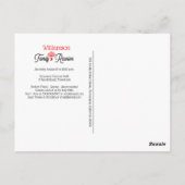 Uitnodiging voor een reünie van moderne stambomen (Achterkant)