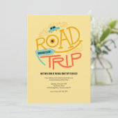 Uitnodiging voor een roadtrip naar de universiteit (Staand voorkant)