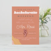 Uitnodiging voor een Rock & Roll Bach-feestje (Staand voorkant)