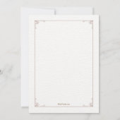 Uitnodiging voor een Rocking-stoel (Achterkant)