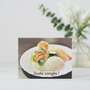 Uitnodiging voor een romantisch diner
