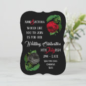 Uitnodiging voor een Roos (Staand voorkant)