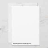 Uitnodiging voor een Royal Wedding Party (Achterkant)