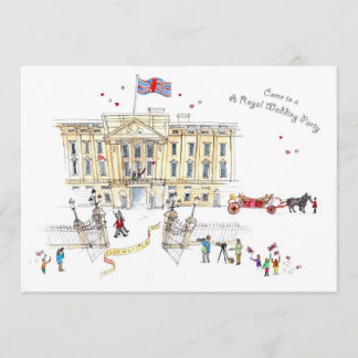 Uitnodiging voor een Royal Wedding Party