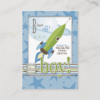 uitnodiging voor een ruimteschip-Baby shower