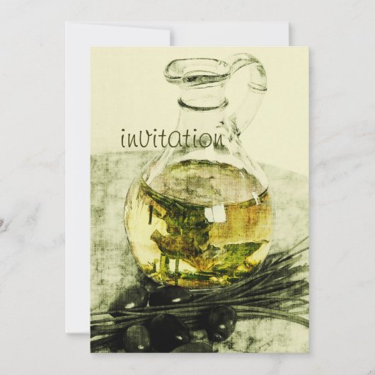 uitnodiging voor een rustige diner (Voorkant)