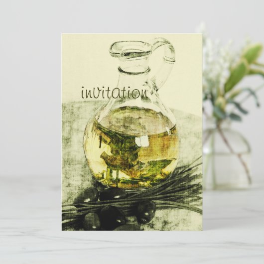 uitnodiging voor een rustige diner (Staand voorkant)