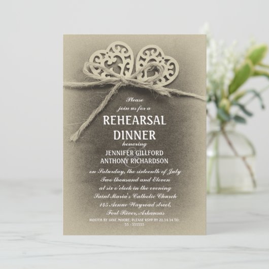 uitnodiging voor een rustige repetitie (Staand voorkant)