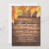 Uitnodiging voor een rustige Thanksgiving-diner (Voorkant)