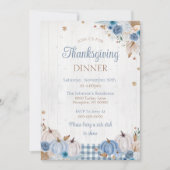 Uitnodiging voor een rustige Thanksgiving-dinerfee (Voorkant)