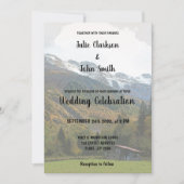 Uitnodiging voor een  Rustisch gebergte (Voorkant)