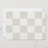 Uitnodiging voor een schaakverjaardagsfeestje met  (Achterkant)