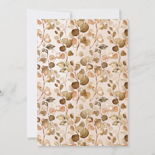 Uitnodiging voor een simpele, liefdevolle elopemen (Achterkant)