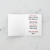 Uitnodiging voor een slaapfeestje met Tuxedo Cat S (Binnen)