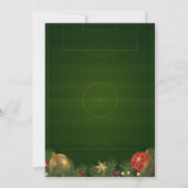 Uitnodiging voor een Soccer Holiday Party (Achterkant)