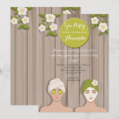 Uitnodiging voor een spa-dag (Voorkant / Achterkant)