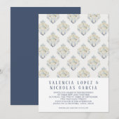 Uitnodiging voor een Spaans Tile Wedding (Voorkant / Achterkant)