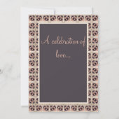 Uitnodiging voor een Spaanse Tegel Engagement Part (Achterkant)