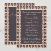 Uitnodiging voor een Spaanse Tegel Engagement Part (Voorkant / Achterkant)