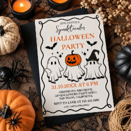 Uitnodiging voor een spectaculair Halloween-feest