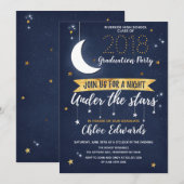 Uitnodiging voor een sterrenhemel voor elk eveneme (Voorkant / Achterkant)