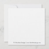 Uitnodiging voor een strand van Seafood Boil (Achterkant)