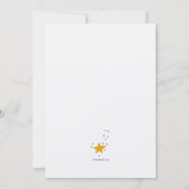 Uitnodiging voor een strandfeest rond de zon en ze (Achterkant)