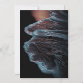 Uitnodiging voor een strandhuwelijk bij zonsonderg (Achterkant)