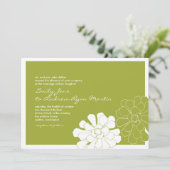 Uitnodiging voor een succesvolle bruiloft (Staand voorkant)