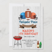 Uitnodiging voor een tailgate-feest (Voorkant)