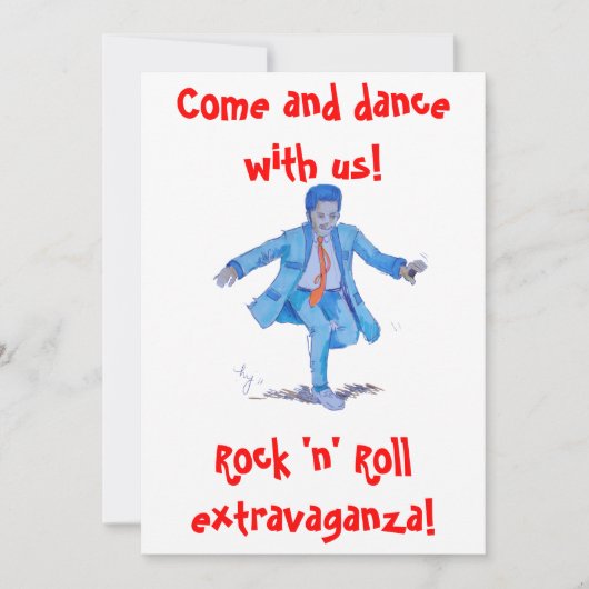 uitnodiging voor een teddyjongen (Voorkant)