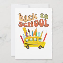 uitnodiging voor een terug-naar-schoolfeest