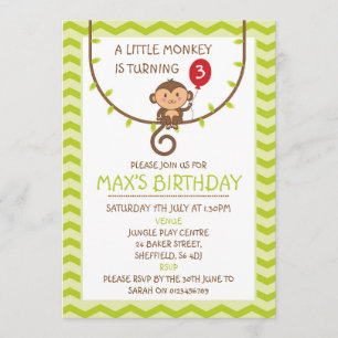 Uitnodiging voor een thematisch verjaardagsfeest