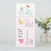 Uitnodiging voor een Ticket RSVP van het Parijs-hu (Staand voorkant)