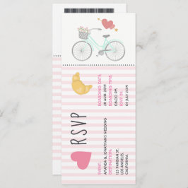 Uitnodiging voor een Ticket RSVP van het Parijs-hu