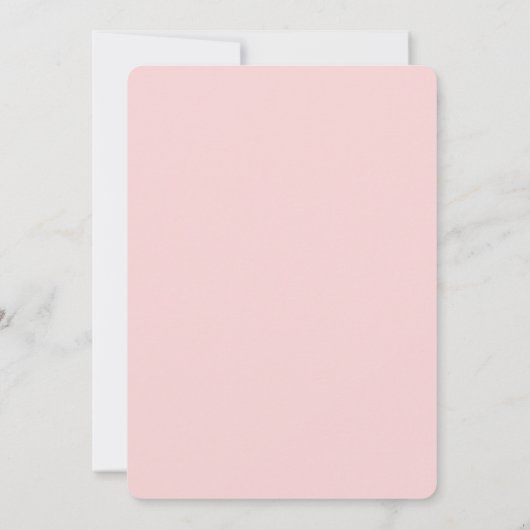 Uitnodiging voor een tropisch bloemen verjaardagsf (Achterkant)