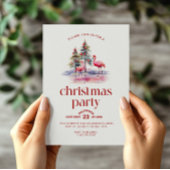Uitnodiging voor een tropisch kerstfeest