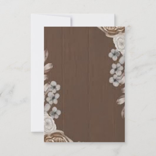 Uitnodiging voor een trouwe bruiloft (Achterkant)