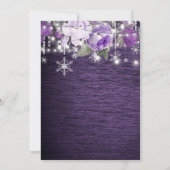 Uitnodiging voor een trouwe winterbruiloft (Achterkant)