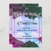 Uitnodiging voor een tuinpartij (Voorkant / Achterkant)