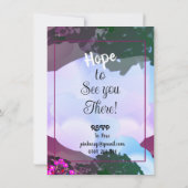 Uitnodiging voor een tuinpartij (Achterkant)