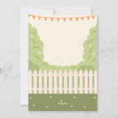 Uitnodiging voor een tuinpartij (Achterkant)