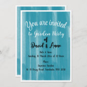 Uitnodiging voor een tuinpartij (Voorkant / Achterkant)