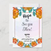 Uitnodiging voor een tuinpartij (Achterkant)