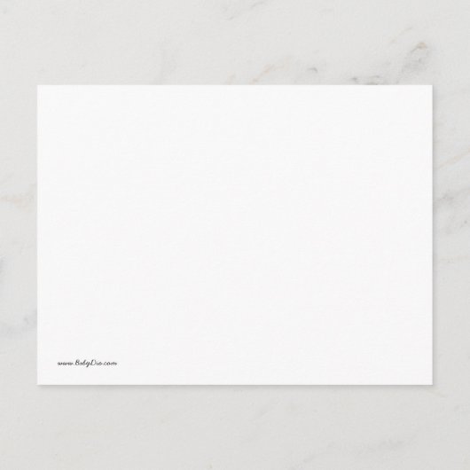 Uitnodiging voor een tuinpartij briefkaart (Achterkant)