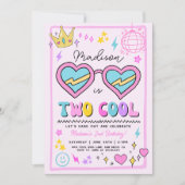 Uitnodiging voor een 'Two Cool' 2de verlichting me (Voorkant)