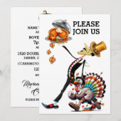 Uitnodiging voor een unieke ober (Voorkant / Achterkant)