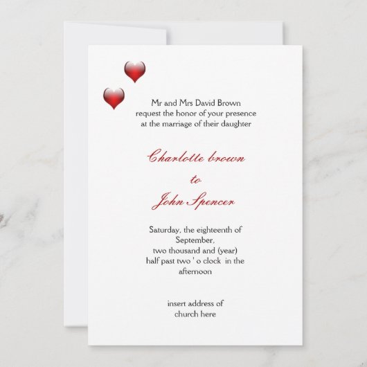 uitnodiging voor een vegas - bruiloft (Achterkant)