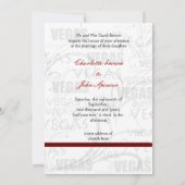 uitnodiging voor een vegas - bruiloft (Achterkant)