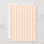 Uitnodiging voor een verjaardagsfeest met handgete (Achterkant)